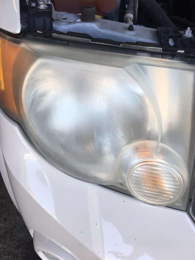 Headlight Before Restoration Services